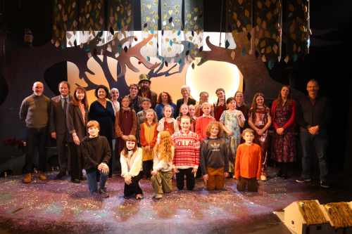 President Connolly attends the opening night of ‘An Fathach Leithleasach’