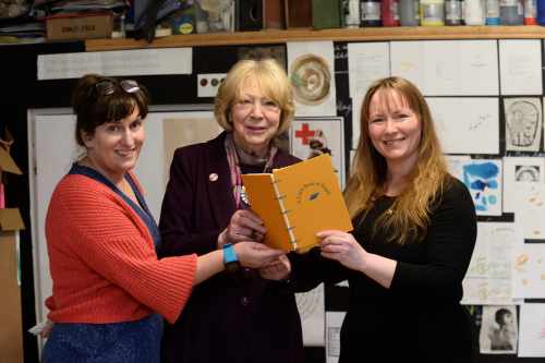 Sabina attends the launch of A Little Book of Brigid curated by Blueway Art Studio