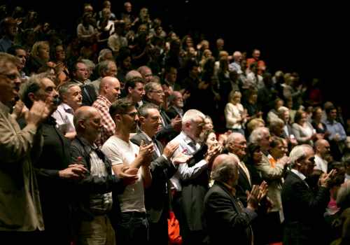 Audience members at the launch of the Handbook of the Irish Revival