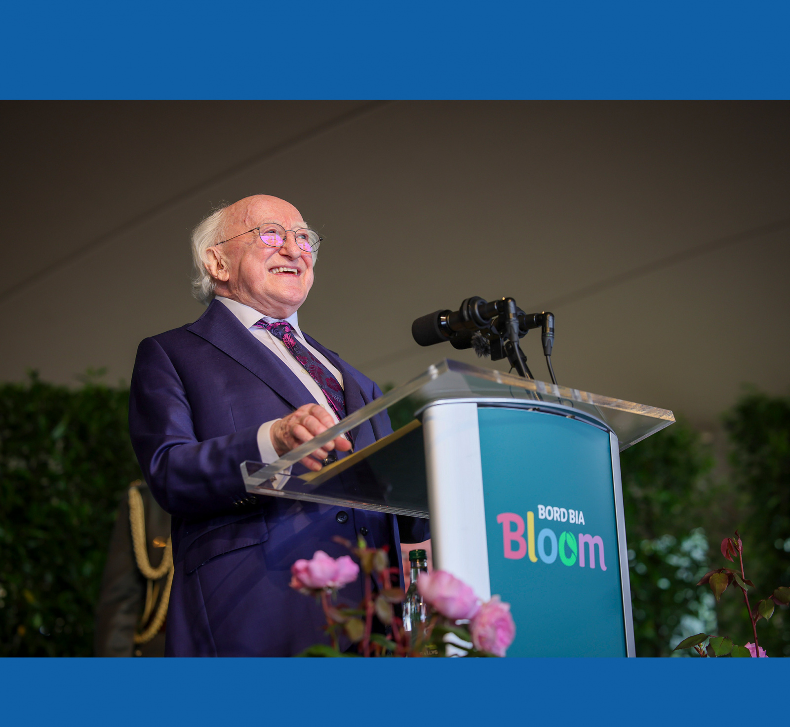 President performs the official opening of Bloom 2024