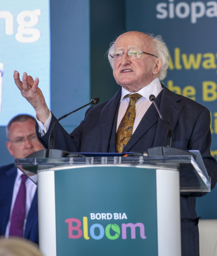 President performs the official opening of Bloom 2023