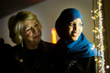 Sabina Higgins & FGM campaigner Ifrah Ahmed
