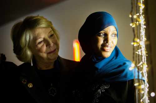 Sabina Higgins & FGM campaigner Ifrah Ahmed