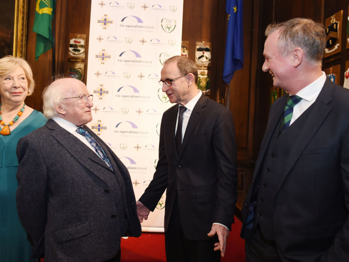 President attends Co-operation Ireland Gala Dinner