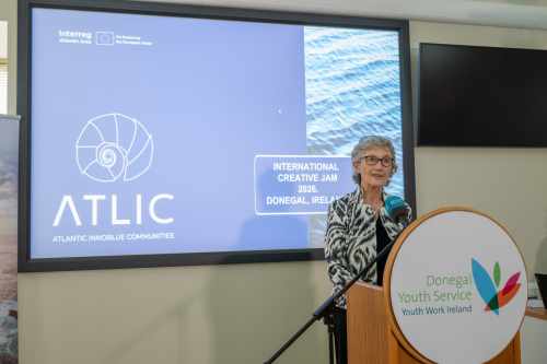 Osclaíonn an tUachtarán Connolly an ATLIC International Creative Jam