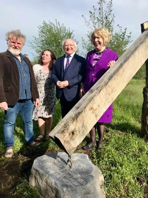 President visits Cabragh Wetlands Trust to open new centre and visit the wetlands