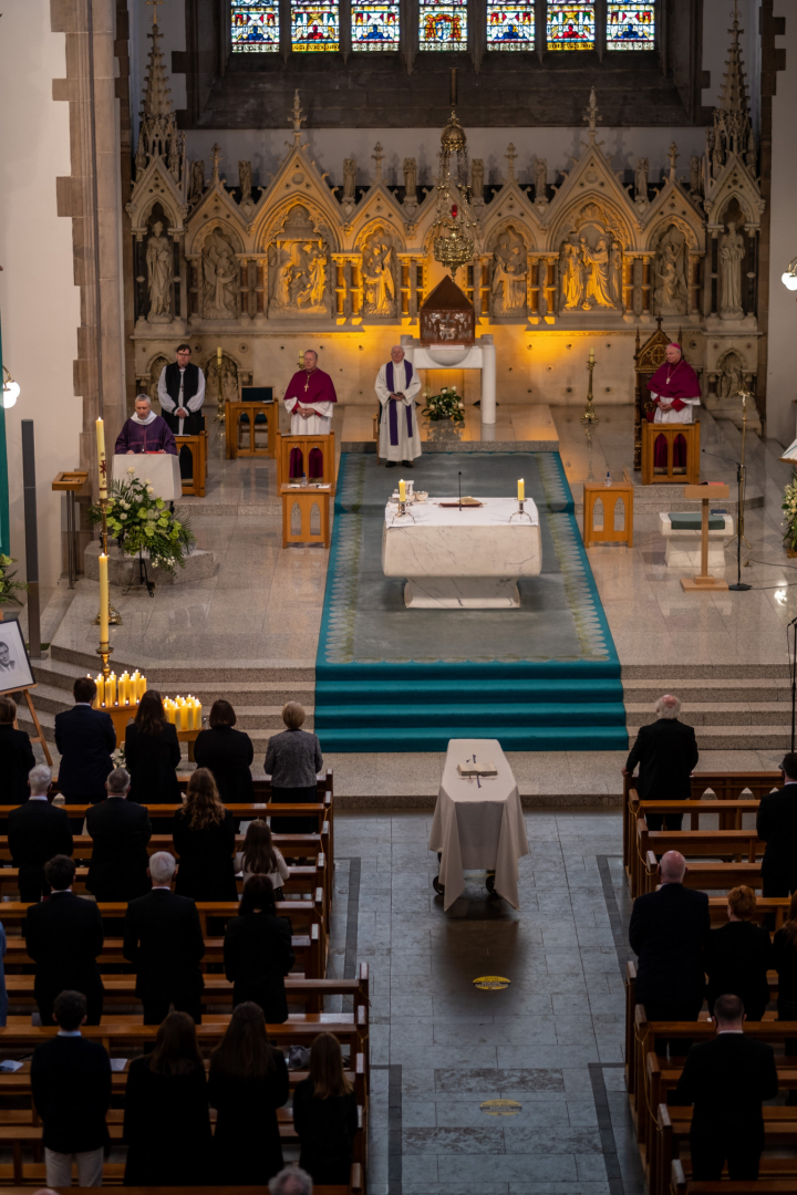 President attends funeral Mass for John Hume