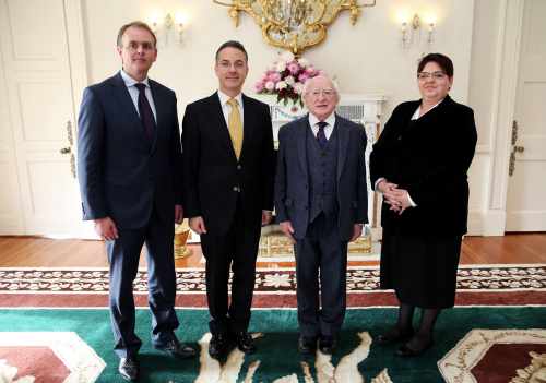 H.E. Mr. Ivan Mašina, Ambassador of the Republic of Croatia presents his Credentials