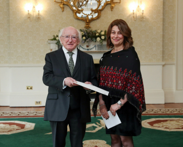 H.E. Dr. Jilan Abdalmajid, Ambassador-Head of Mission of the Palestinian Mission