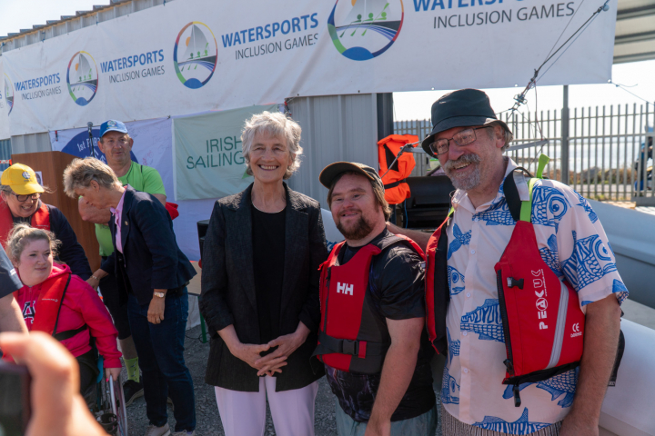President Connolly opens the Irish Sailing Watersports Inclusion Games