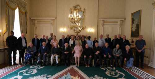 President receives representatives of Kiltegan Fathers and Baltinglass Men’s Shed