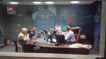 Declan and PJ in studio