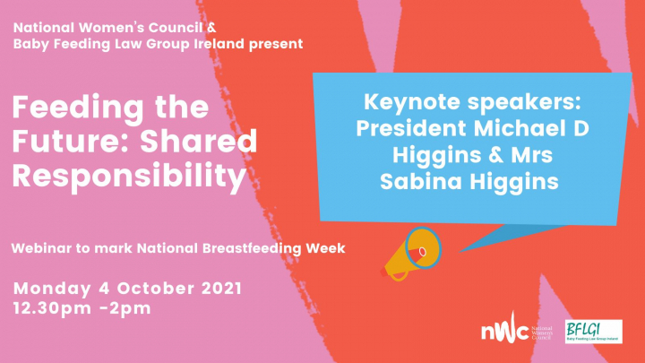 President and Sabina address webinar marking National Breastfeeding Week