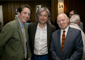 Fiach Mac Conghail, Cllr Mannix Flynn and Trevor White of Little Museum of Dublin at the launch of Handbook of the Irish Revival