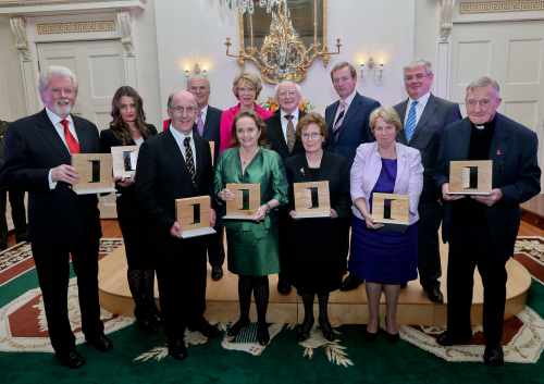 President presents the Distinguished Service Awards for the Irish Abroad 2012