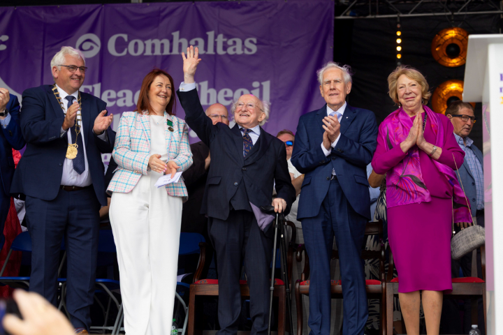 President opens Fleadh Cheoil na hÉireann 2025