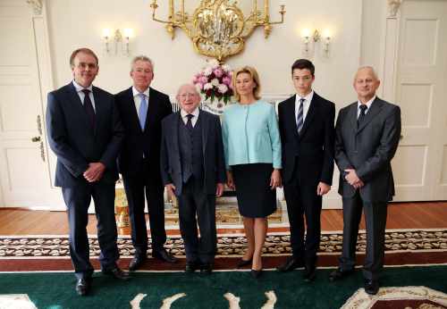 H.E. Mr. István S. Pálffy, Ambassador of Hungary presents his Credentials