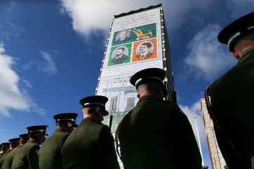 General Views from the Ceremonial event for the Irish Citizen Army and James Connolly, Liberty Hall