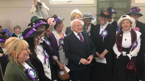 President attends an International Women’s Day Event “A Celebration of Women & Women’s Suffrage”...