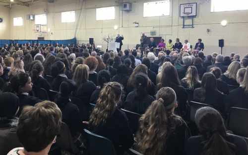 President visits the Mercy College Sligo and Aonad Loch Gile