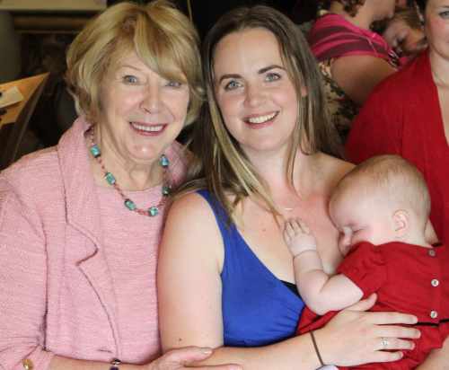 Sabina Higgins hosts a Reception and “Latching On” morning as part of National Breastfeeding Week