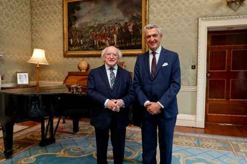 President receives Mr. Filippo Grandi, UN High Commissioner for Refugees