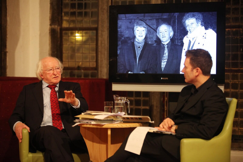 In 2010 Michael D. reflected on his life with fellow graduate Harry McGee of The Irish Times at an NUI Galway event