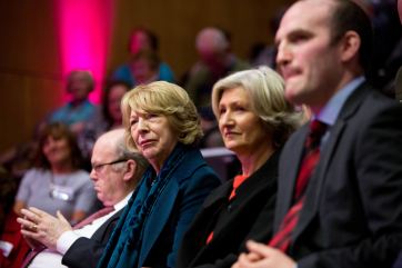 Relatives of the three women attended the ceremony which was hosted by RTE broadcaster Claire Byrne in front of an invited audience which included Minister for Finance, Michael Noonan, TD;  Minister for Education, Jan O’Sullivan TD, Mrs Sabina Higgins, 