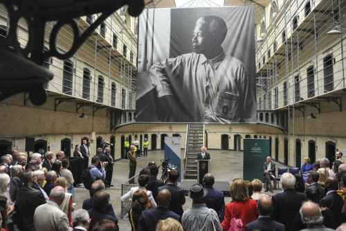President Higgins officially opens the Nelson Mandela exhibition ‘From Prisoner to President’