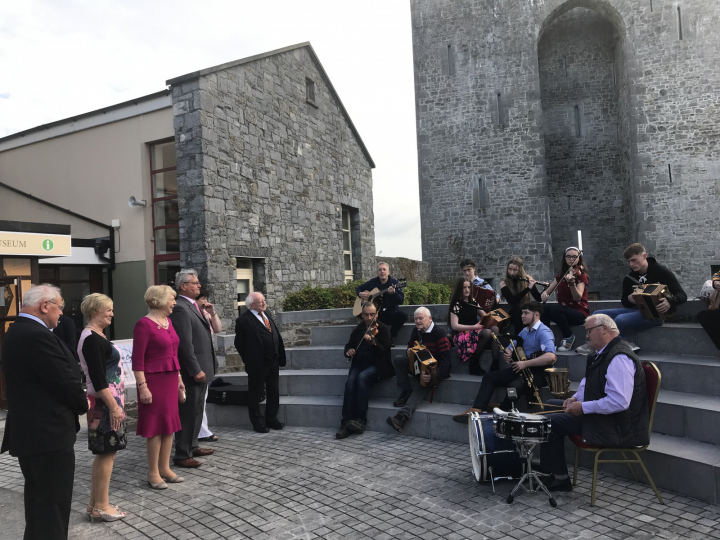 President visits the recently refurbished Listowel Writers Centre