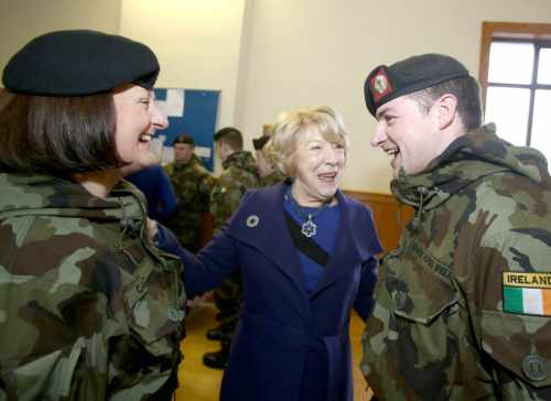 Lt. Col. Mary Carroll & Cpl Peter Cunningham