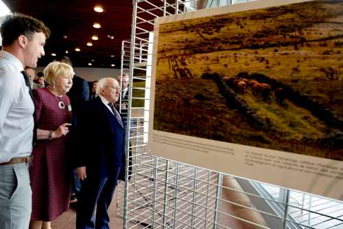 President visits Bern Convention exhibition “Conserving our Heartland”