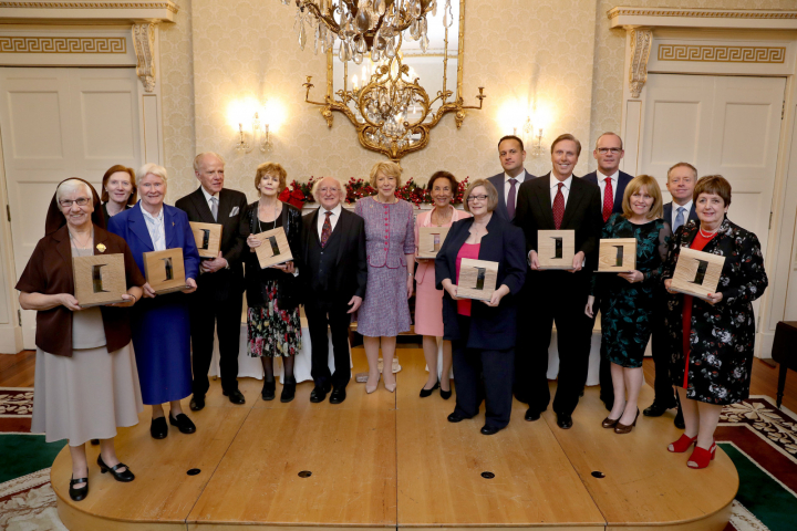 President presents the Distinguished Service Awards for the Irish Abroad 2018