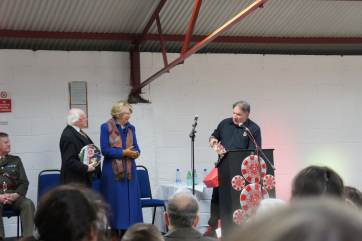 Presentation to Sabina Higgins