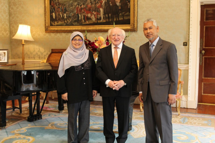 President receives the Ambassador of Malaysia on a Farewell Courtesy Call