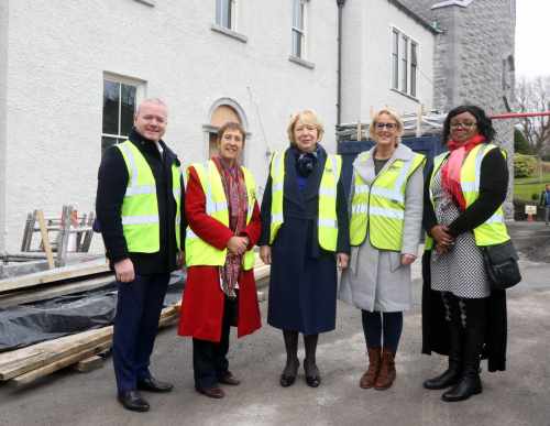 Sabina visits Modh Eile House, COPE Galway’s new domestic abuse refuge & service