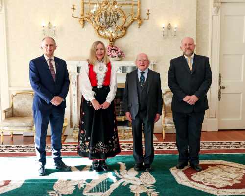 H.E. Ms. Else Berit Eikeland, Ambassador of the Kingdom of Norway, was accompanied by Mr. Sølve Steinhovden, Deputy Head of Mission.