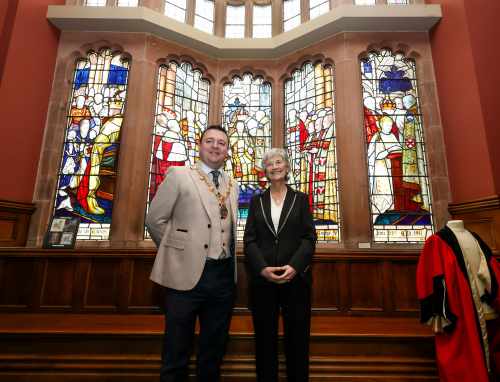 President Connolly attends Civic Reception in Derry Guildhall