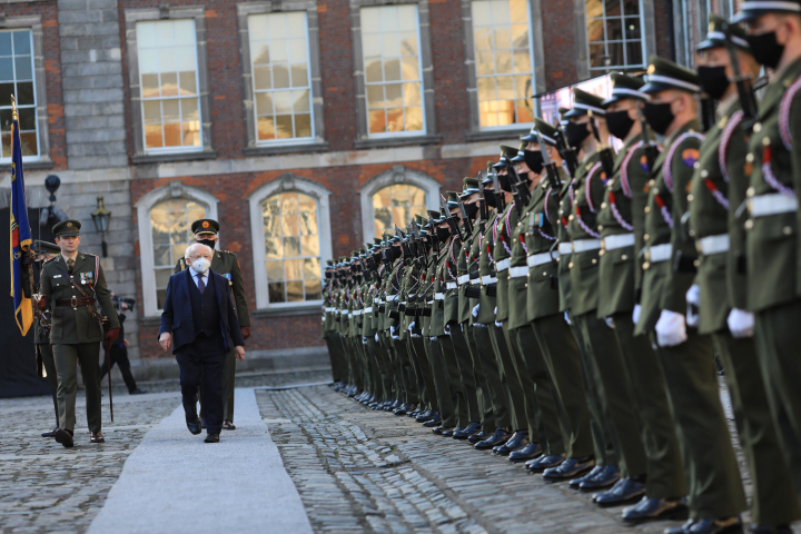 President attends State Commemoration for the Handover of Dublin Castle