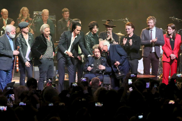 President attends a concert to mark Shane MacGowan’s 60th birthday
