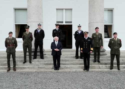 President presents Defence Forces Values Awards