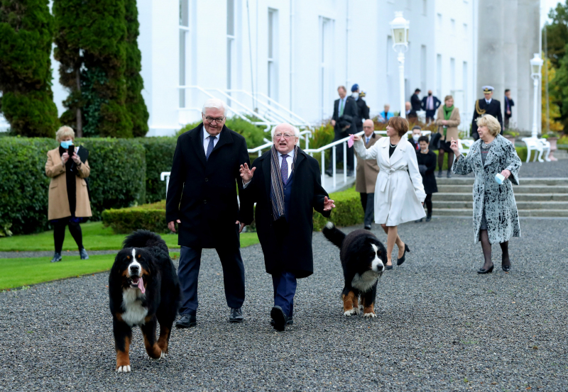 Bród and Misneach walk with Mr. Frank-Walter Steinmeier, President of the Federal Republic of Germany and Ms Elke Büdenbender 2021