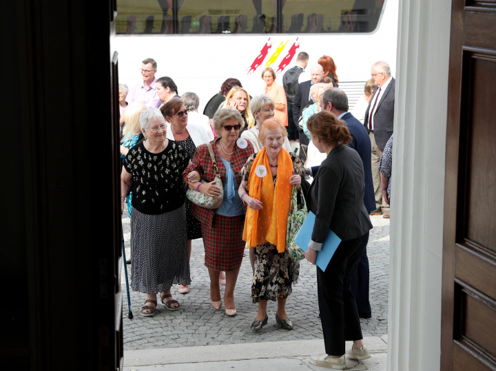 President hosts a special reception for women who worked in the Magdalene Laundries