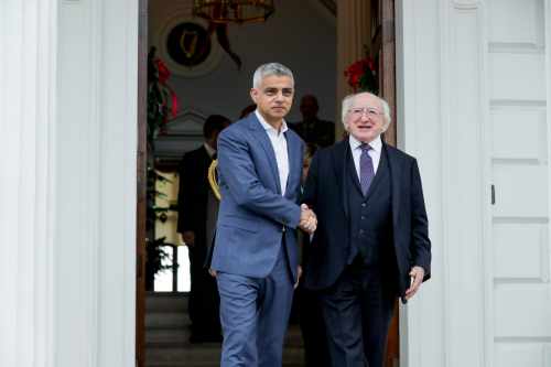 President receives Mayor of London Sadiq Khan on a courtesy call