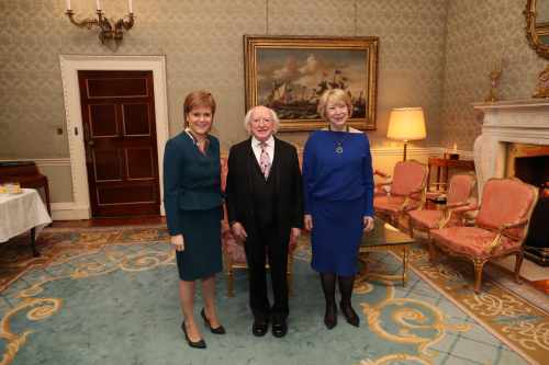 President hosts a lunch for First Minister of Scotland, Nicola Sturgeon