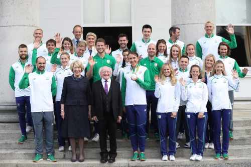 President hosts a reception for Team Ireland Rio 2016