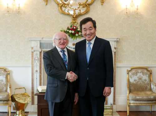 President receives Mr Lee Nak-yeon, Prime Minister of Korea, for a courtesy call