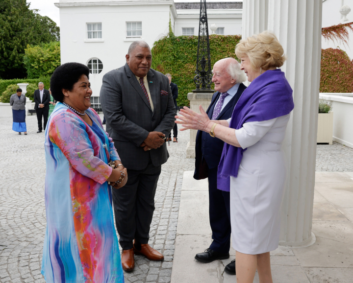 President receives His Excellency, Ratu Wiliame Maivalili Katonivere, President of Fiji on a courtesy call