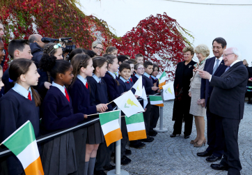 The President of Cyprus, H.E. Mr. Nicos Anastasiades, is paying a 2-day visit to Ireland