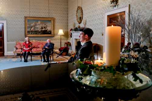 President Higgins and Sabina host New Year’s Eve performance